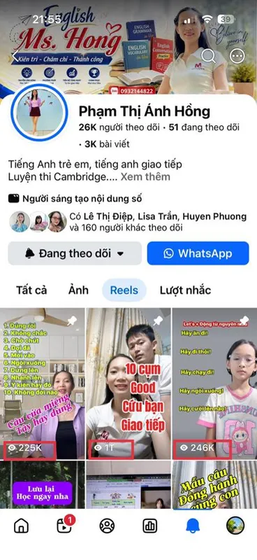 Kênh Phạm Thị Anh Hồng 26K người theo dõi